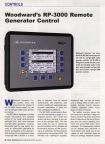 THE WOODWARD RP-3000 CONTROL FOR THE HISTORY BOOKS.